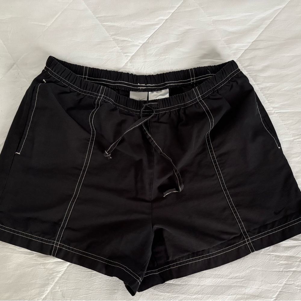 Women's Nike VTG Black Drawstring Shorts